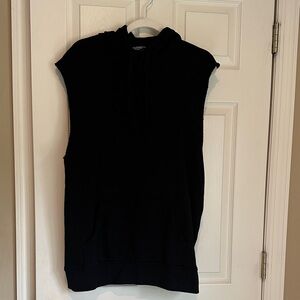 H&M Black Sleeveless Hoodie